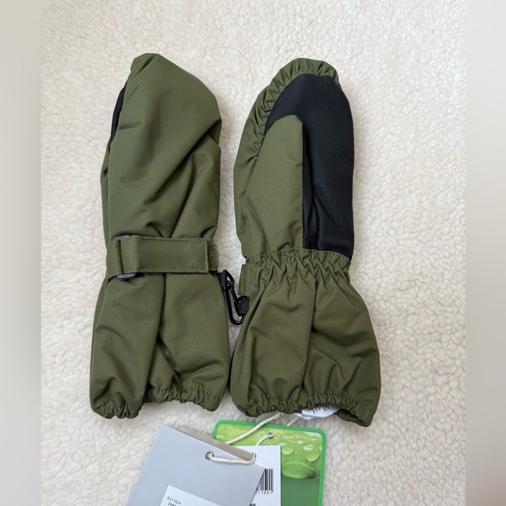 Kid’s wheat MITTENS TECH snow gloves 4-5Y 6-8Y